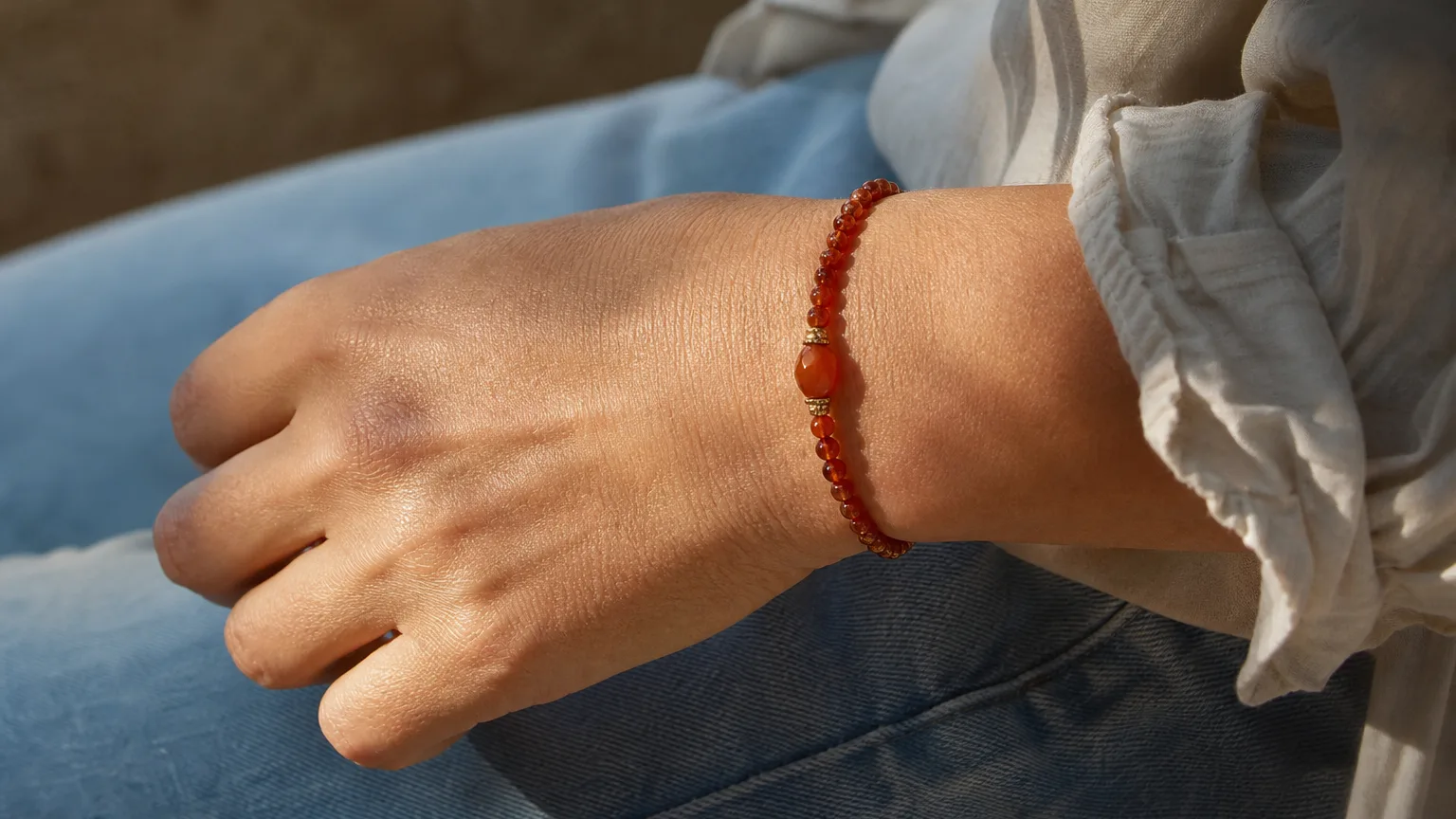 Carnelian jewelry benefits for courage and motivation