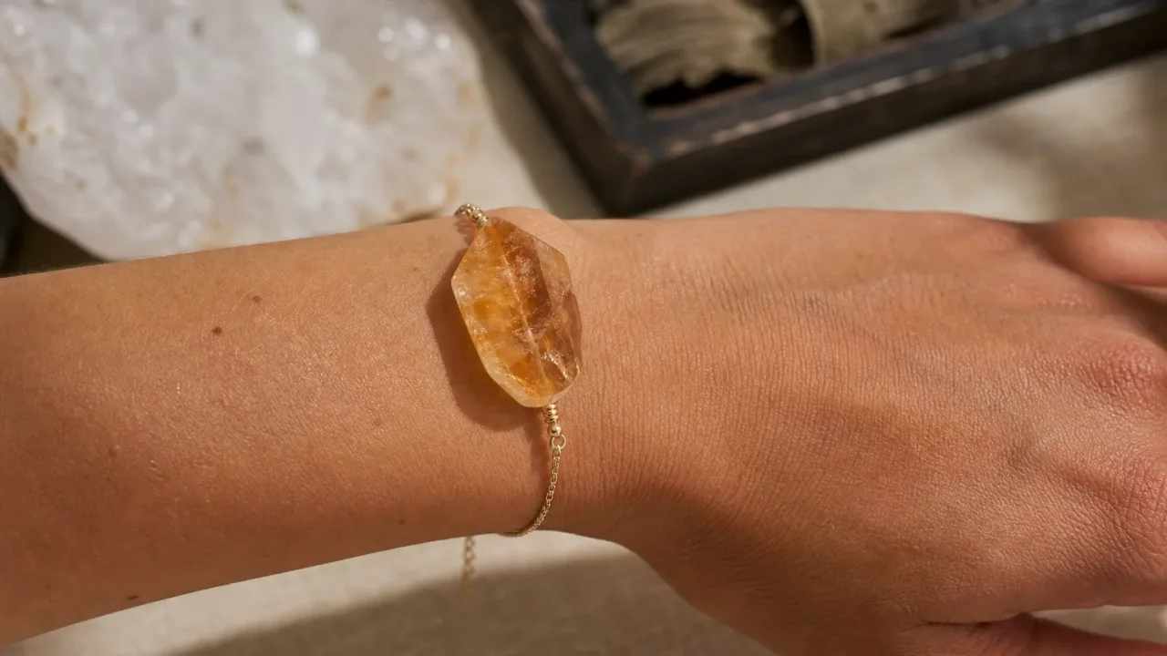 How to wear Citrine and Malachite together