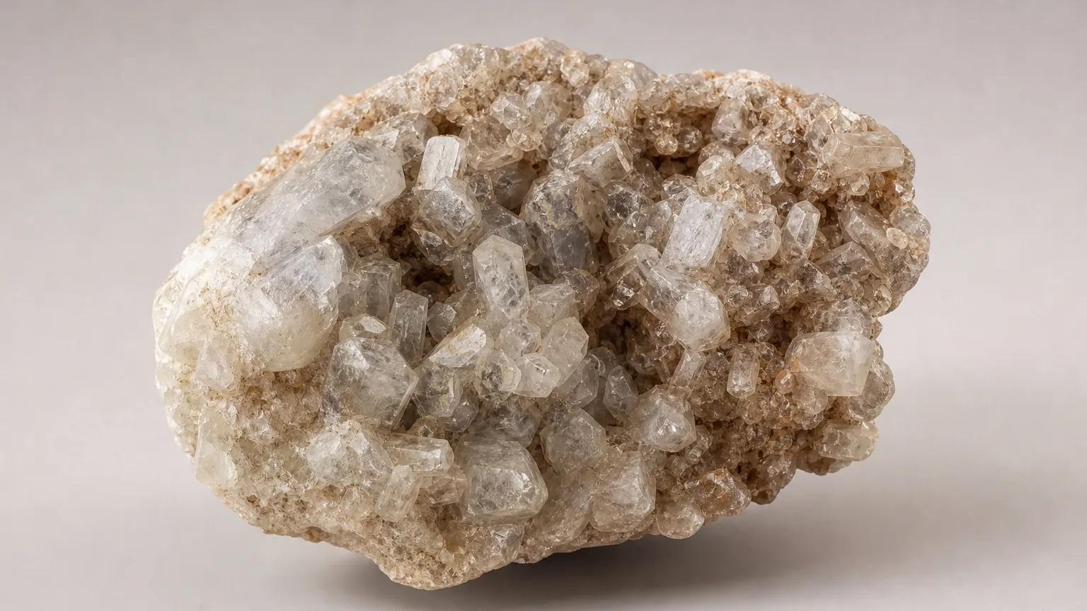 Clinoptilolite Meaning: Healing Properties & Uses 4 Clinoptilolite mineral specimen displayed and studied in a collection