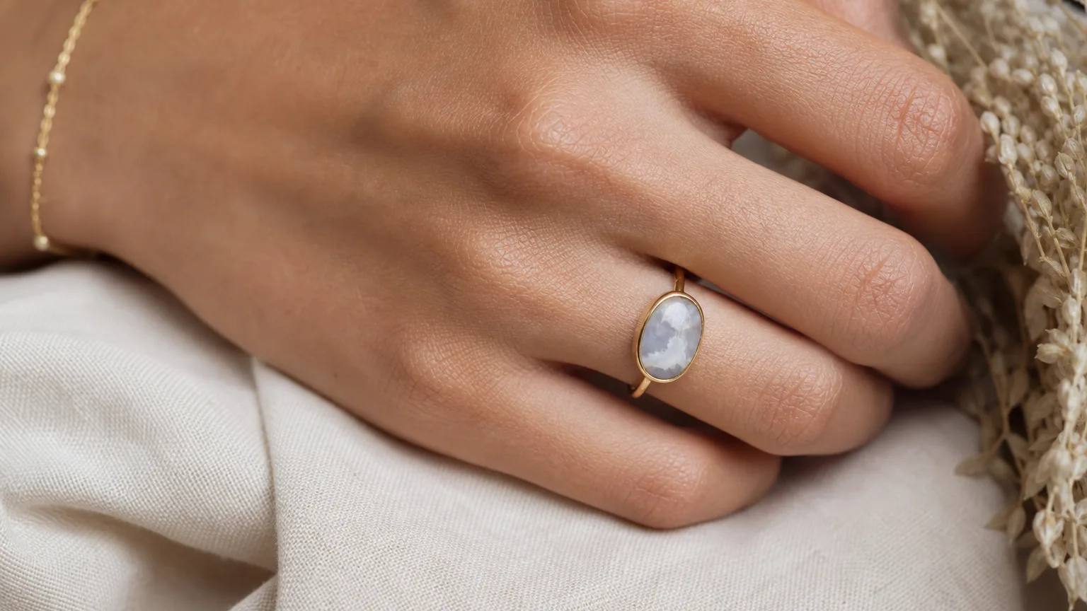 Cloud Agate Meaning: Healing Properties & Uses 3 Cloud agate cabochon jewelry benefits for calm and a balanced mind
