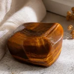 tiger eye and crystals for courage and brave action