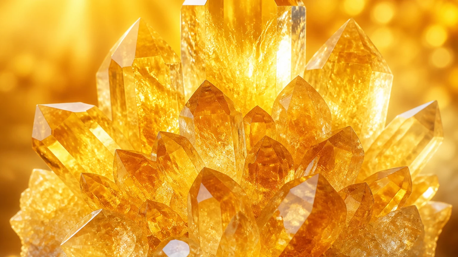 Citrine crystal