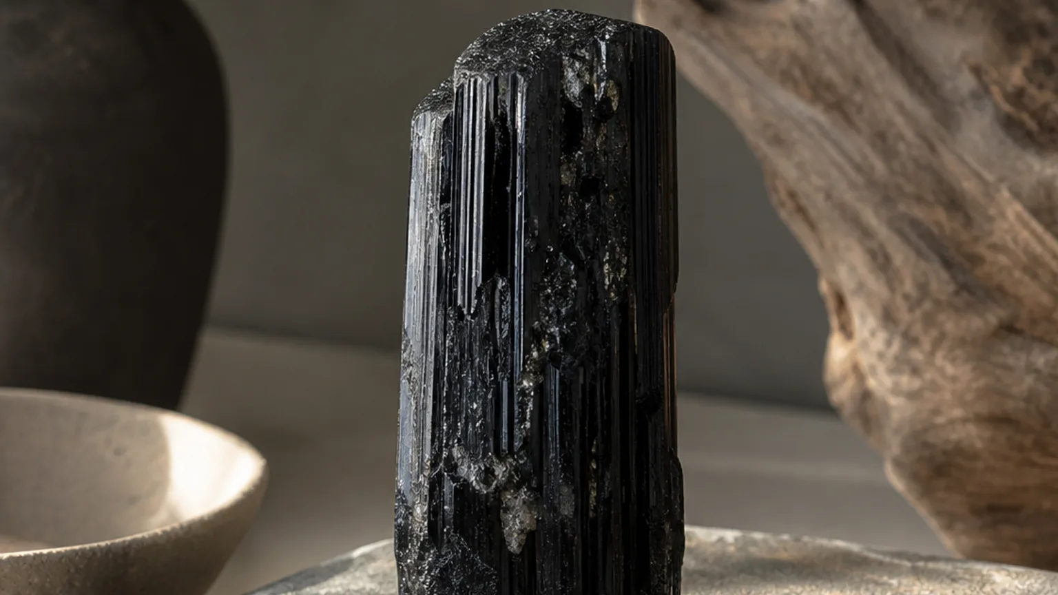 7 Best Crystals for Grounding: A Complete Guide 1 black tourmaline crystal for grounding and holding your ground