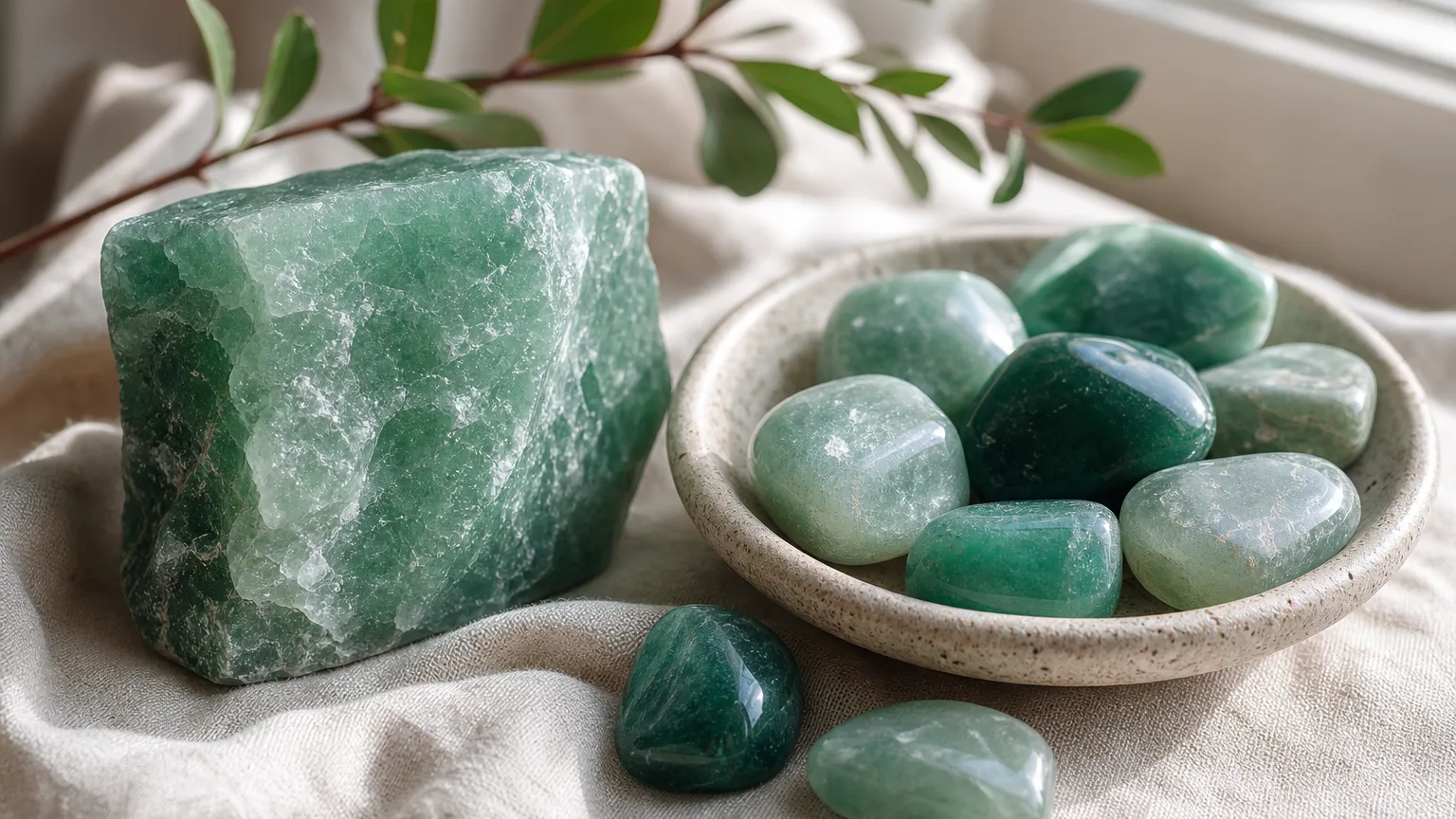 7 Best Crystals for Happiness: A Complete Guide 1 green aventurine crystal for happiness and optimism