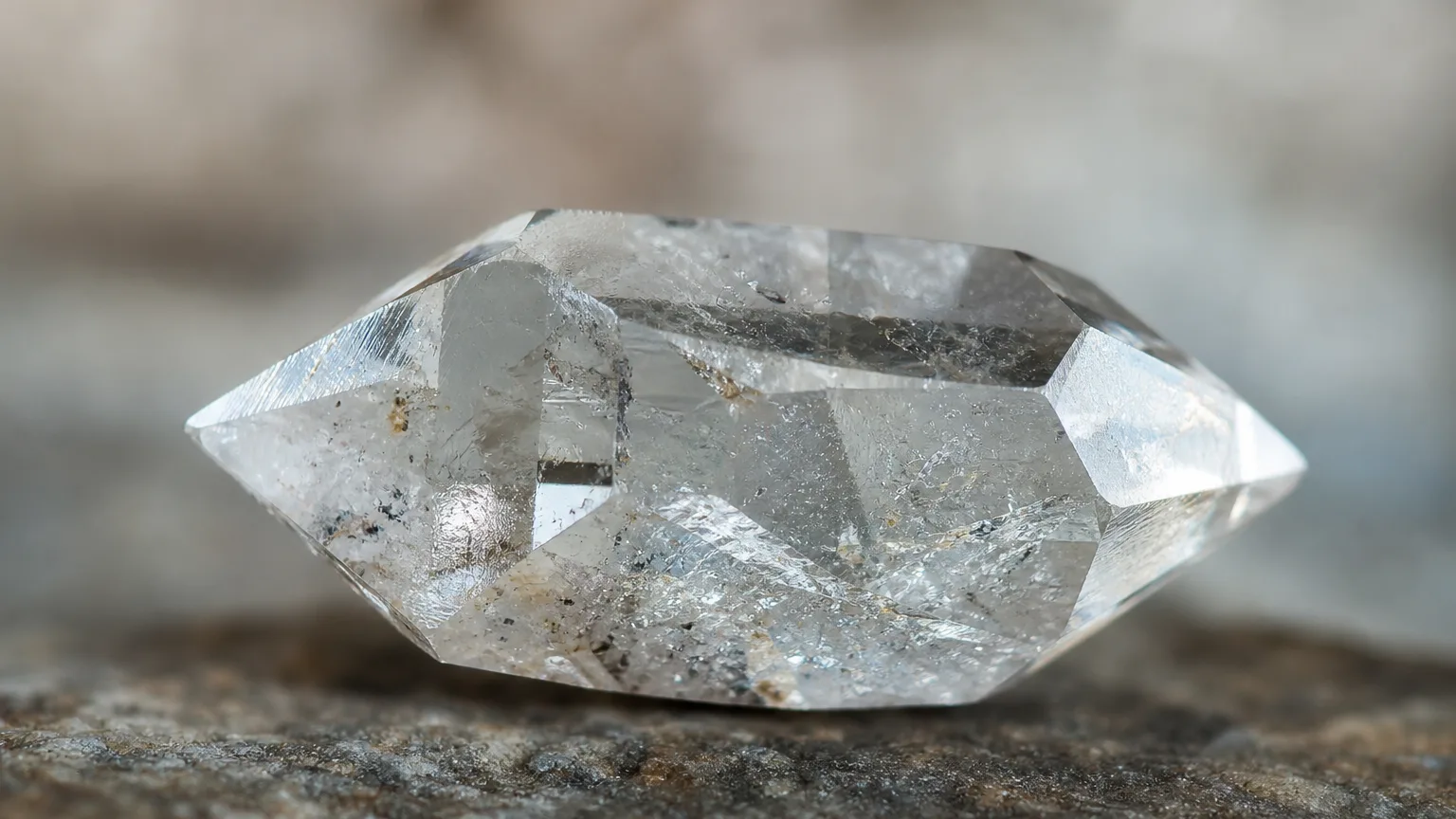 Herkimer Diamond Meaning: Healing Properties & Uses 5 Natural double-terminated Herkimer Diamond crystal