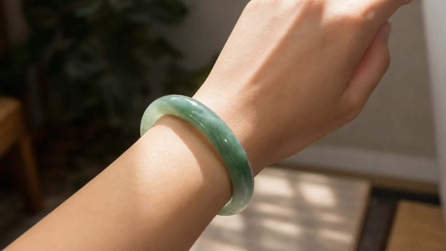 Jadeite bangle benefits for harmony and balance