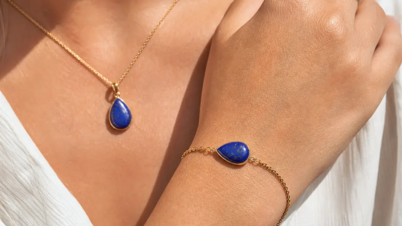 How to wear Lapis Lazuli and Pyrite together