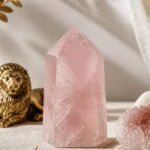 Leo October 2026 monthly horoscope with Rose Quartz as crystal of the month, zodiac symbol ♌