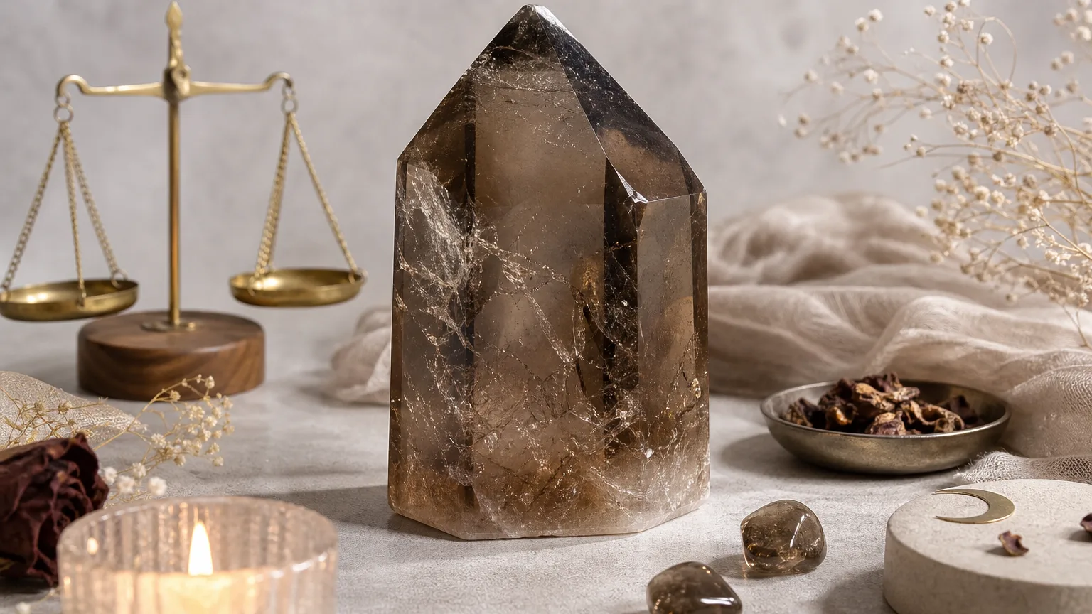 Libra February 2026 Horoscope: Key Dates, Love, Career & Crystal of the Month 2 Monthly crystal ritual for Libra February 2026 using Smoky Quartz