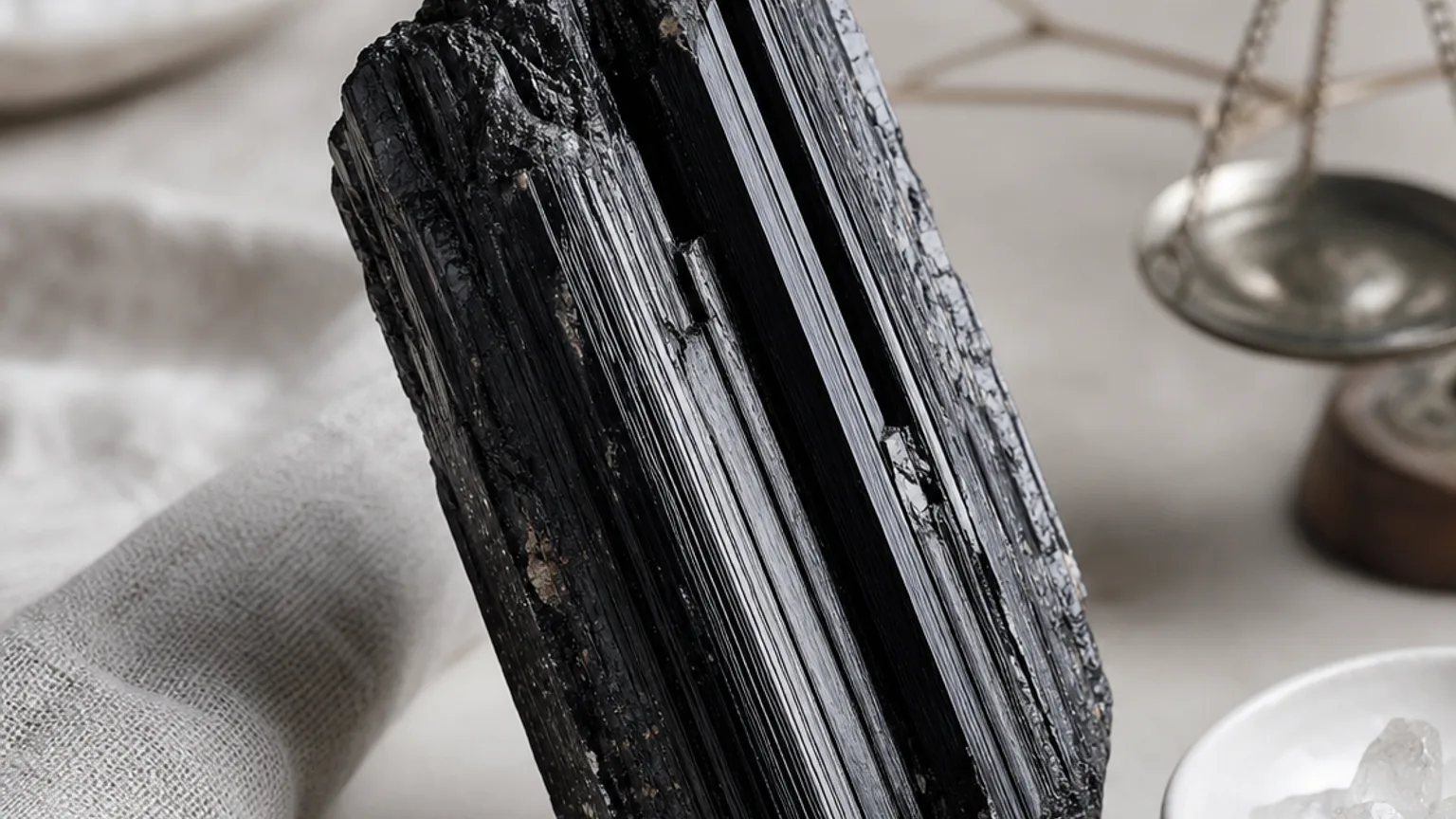 Monthly crystal ritual for Libra January 2026 using Black Tourmaline