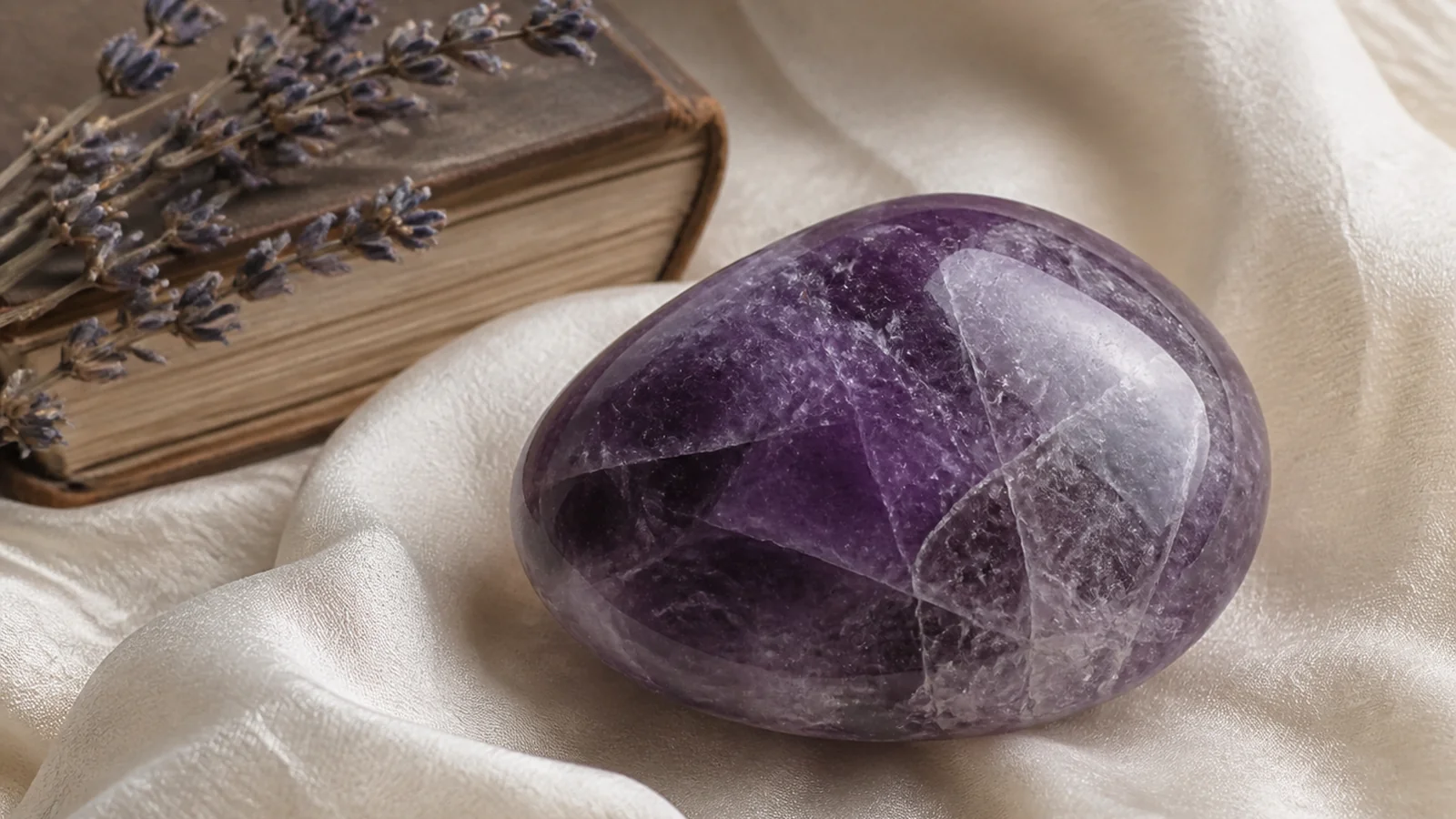 amethyst crystal for meditation and settling into stillness