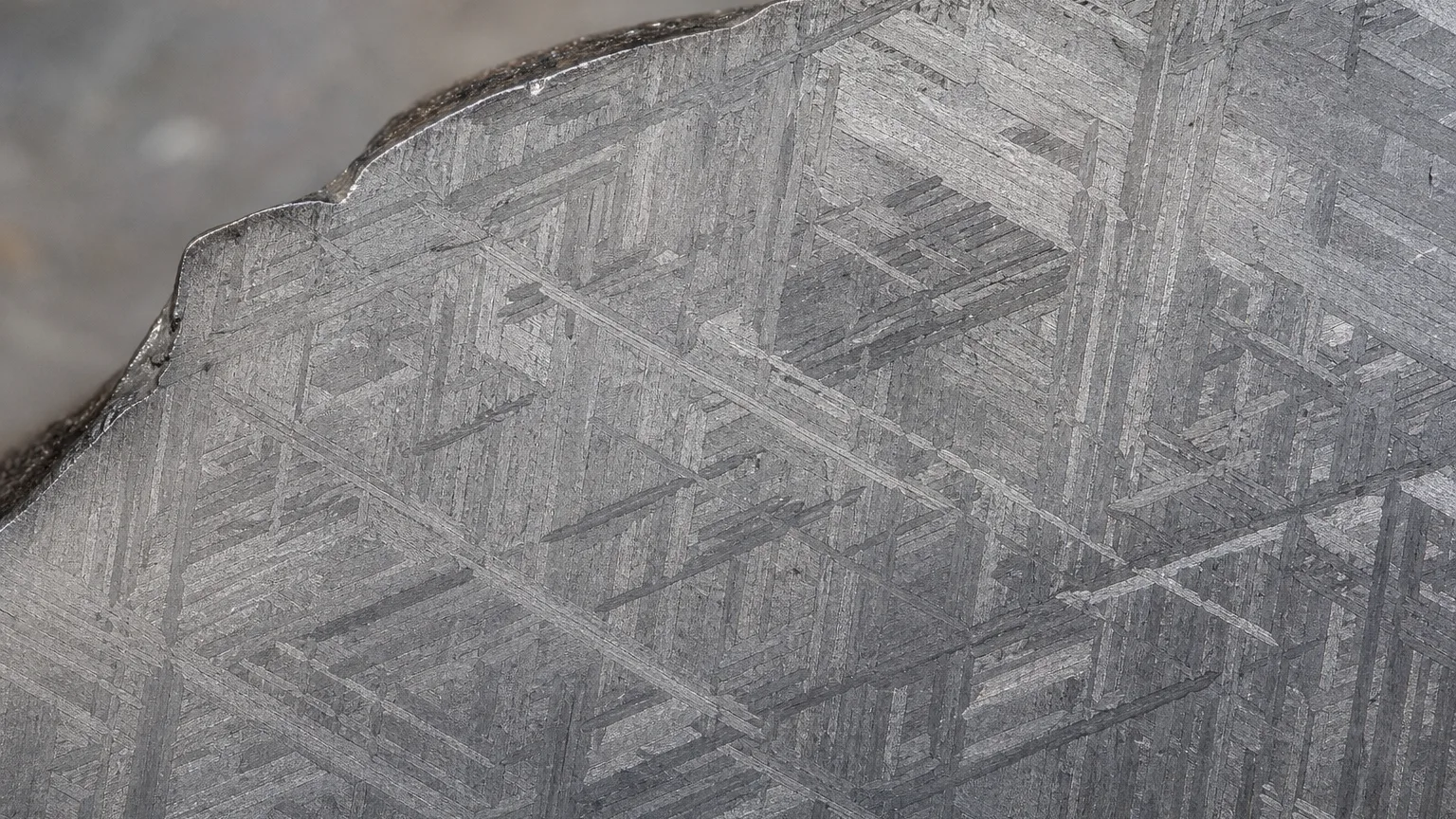 Meteorite Meaning: Healing Properties & Uses 2 Meteorite etched Widmanstatten pattern iron meteorite close-up