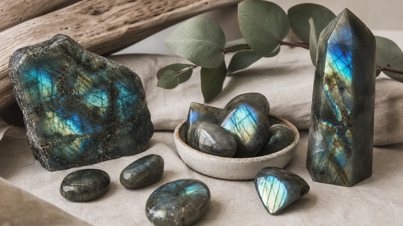 labradorite crystal for new beginnings and change