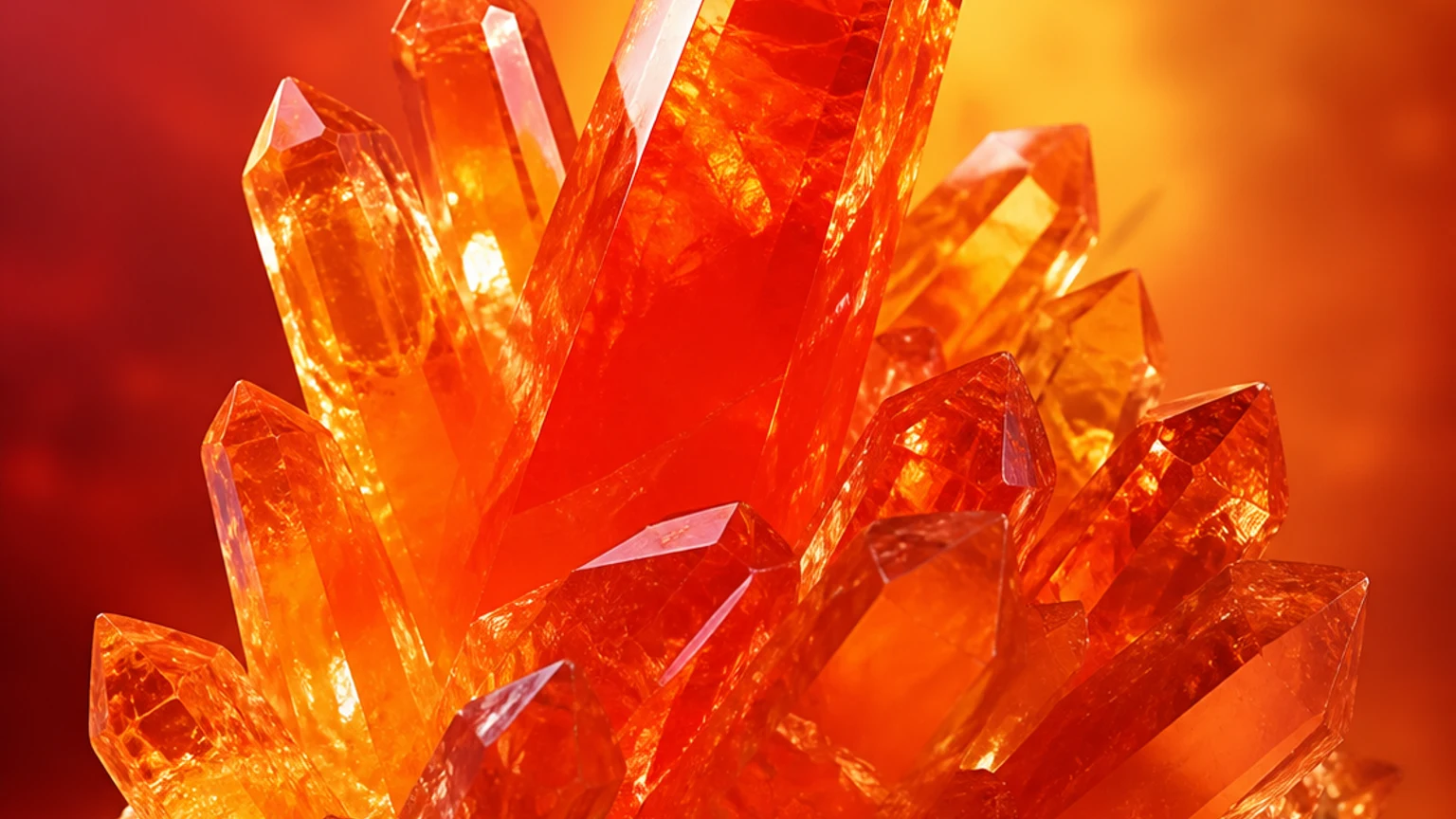 Carnelian crystal