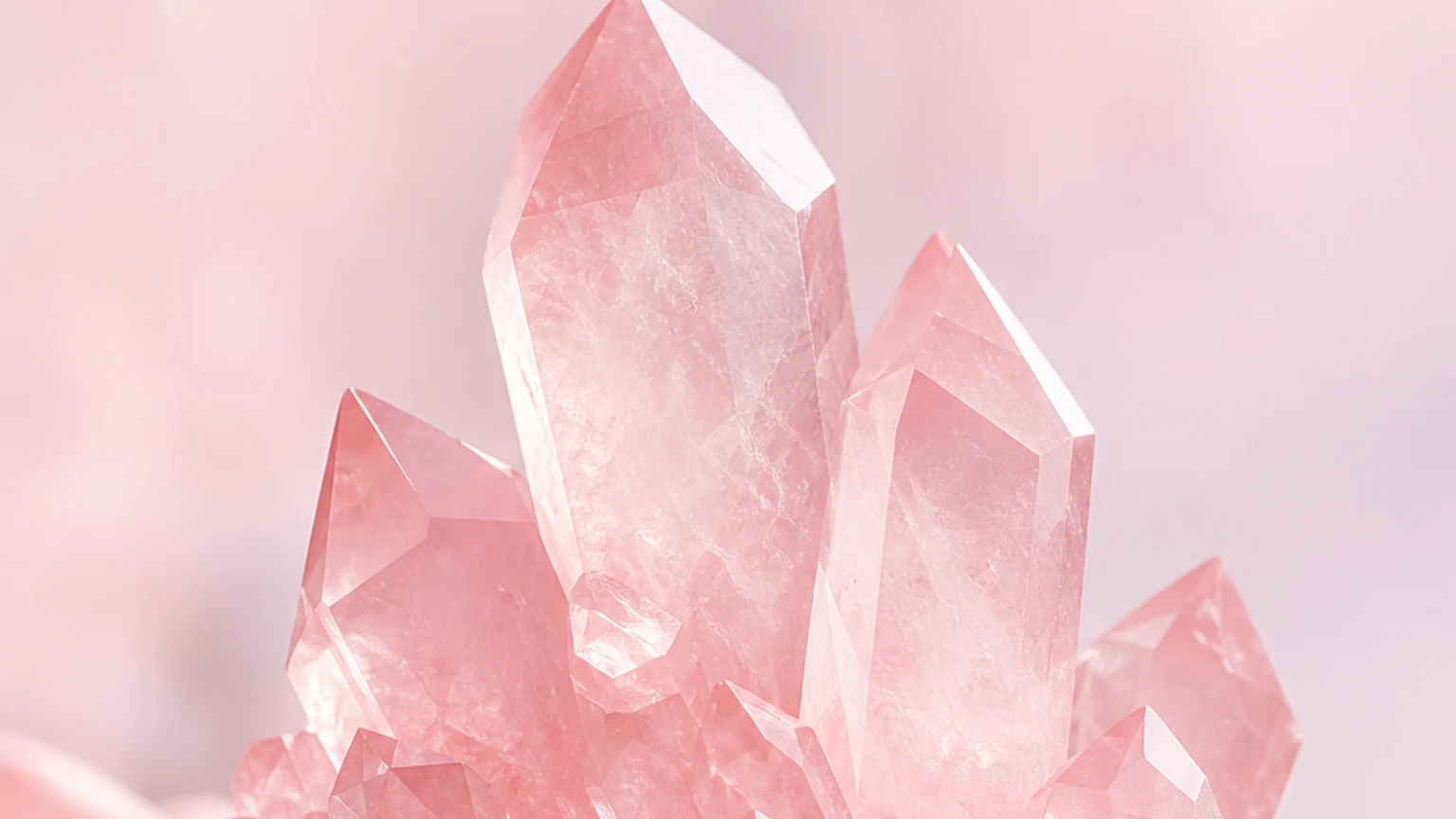 Rose Quartz crystal