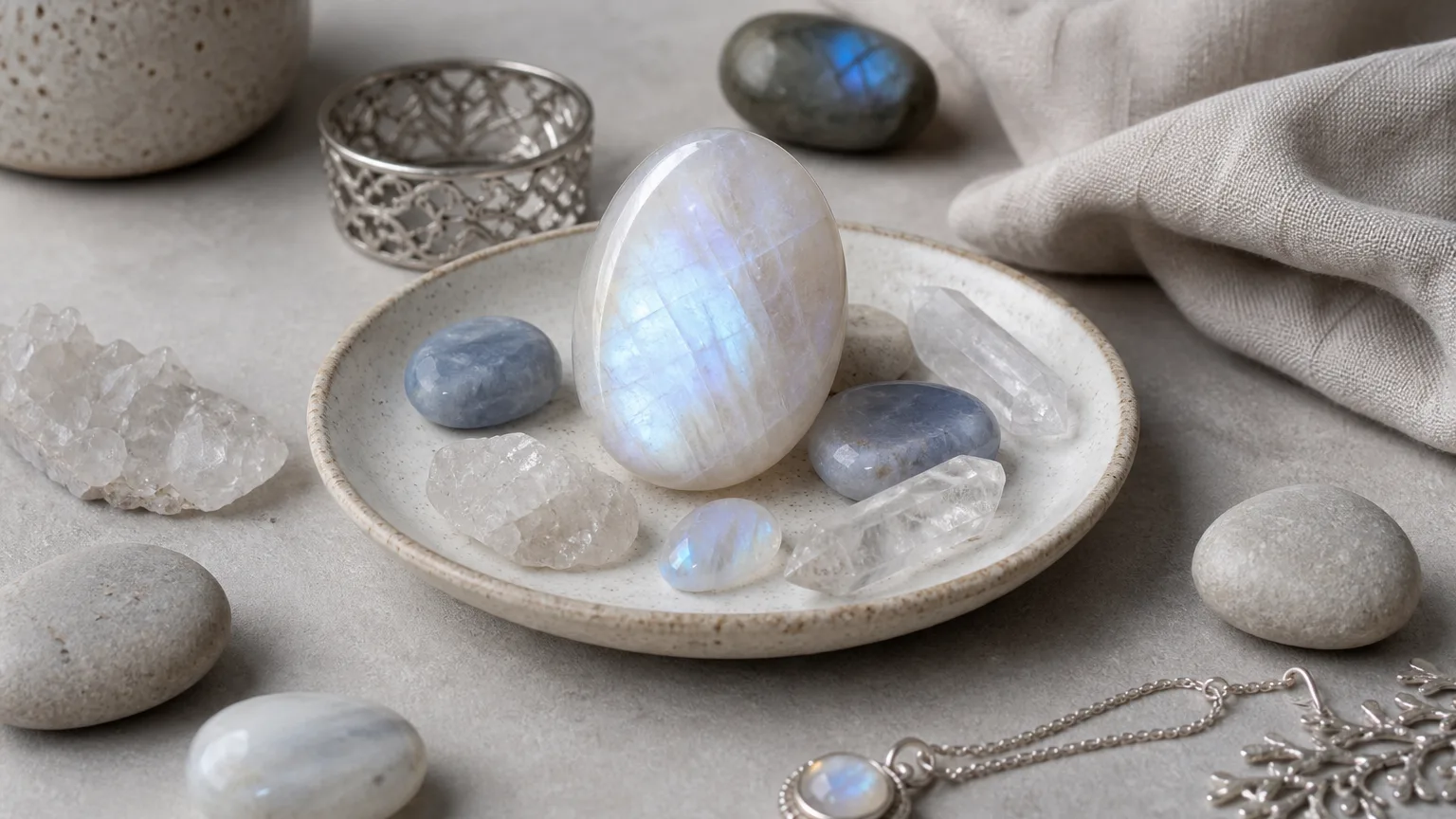 Pisces June 2026 Horoscope and Crystal of the Month 2 Monthly crystal ritual for Pisces June 2026 using Moonstone
