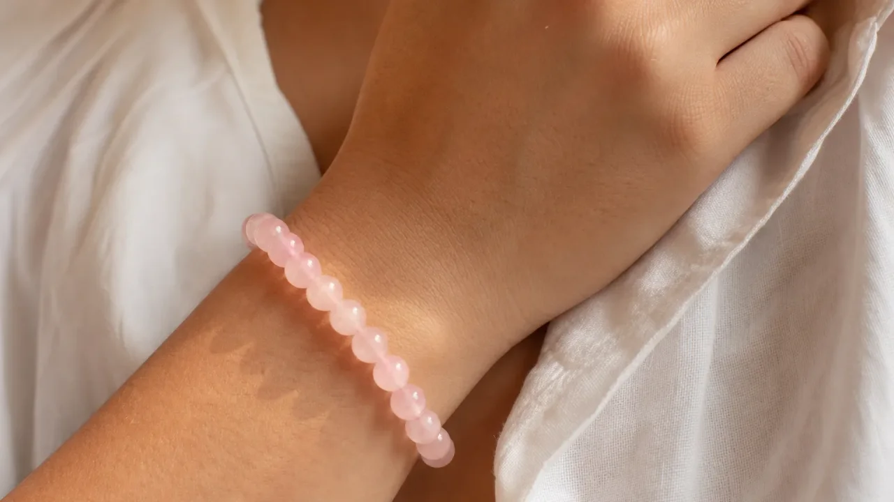 How to wear Rose Quartz and Quartz together