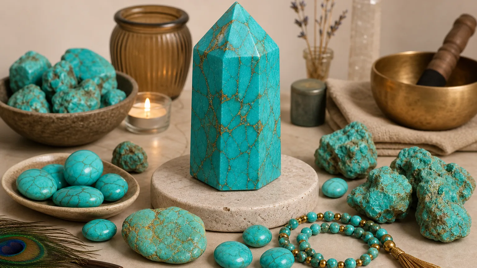 Year-long crystal ritual for Sagittarius 2026 using Turquoise