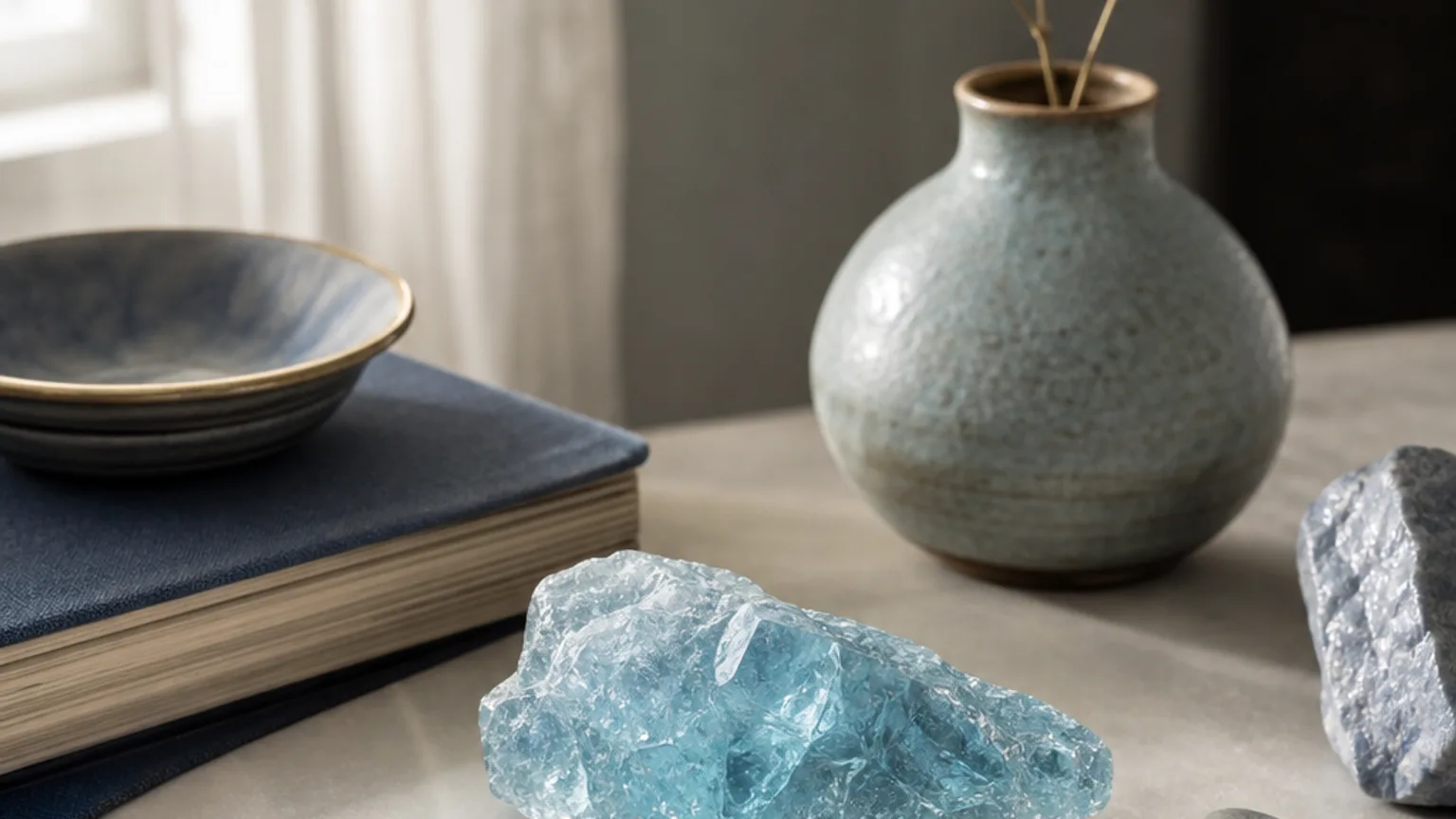 Sagittarius April 2026 monthly horoscope with Aquamarine as crystal of the month, zodiac symbol ♐