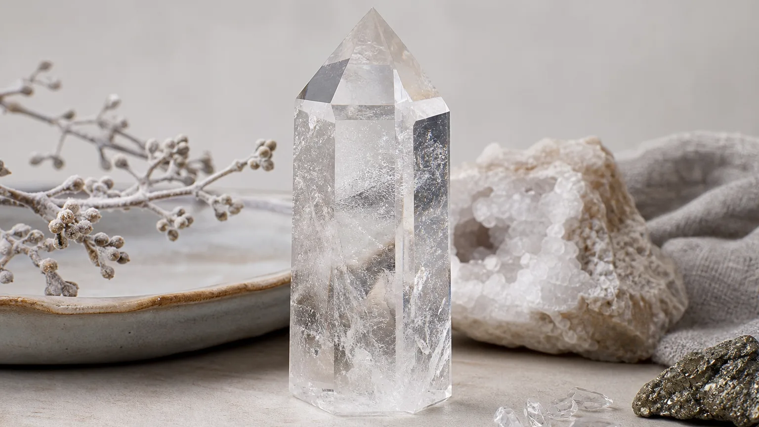 Monthly crystal ritual for Sagittarius February 2026 using Clear Quartz