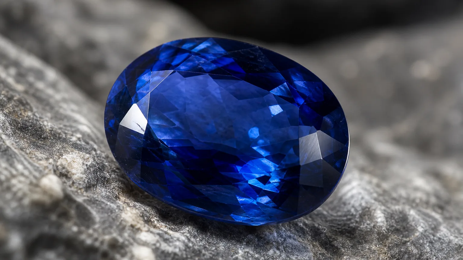 Sapphire meaning guide with deep blue corundum gemstone