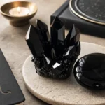 Scorpio 2026 yearly horoscope with Obsidian as crystal of the year, zodiac symbol ♏, representing intimacy, healing, and professional reinvention