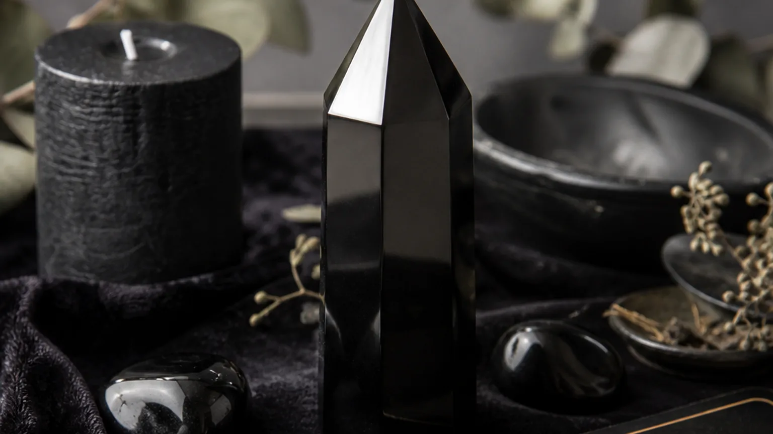 Monthly crystal ritual for Scorpio November 2026 using Obsidian
