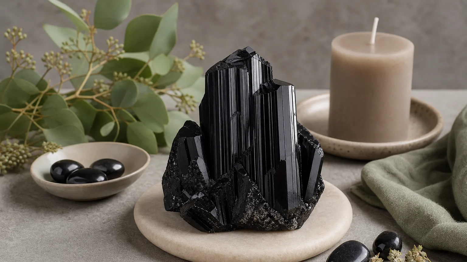 Monthly crystal ritual for Taurus February 2026 using Black Tourmaline