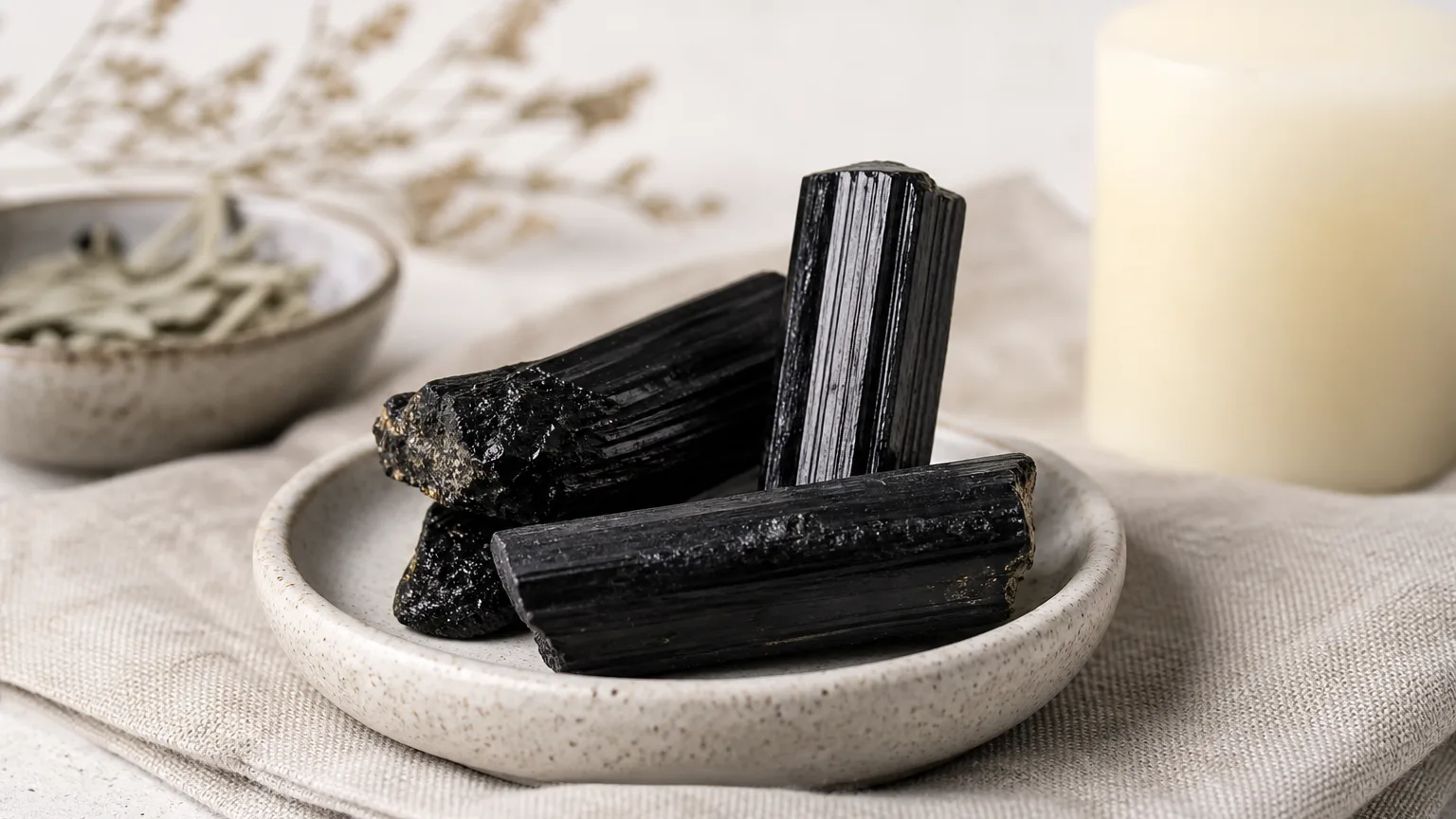 Monthly crystal ritual for Virgo February 2026 using Black Tourmaline