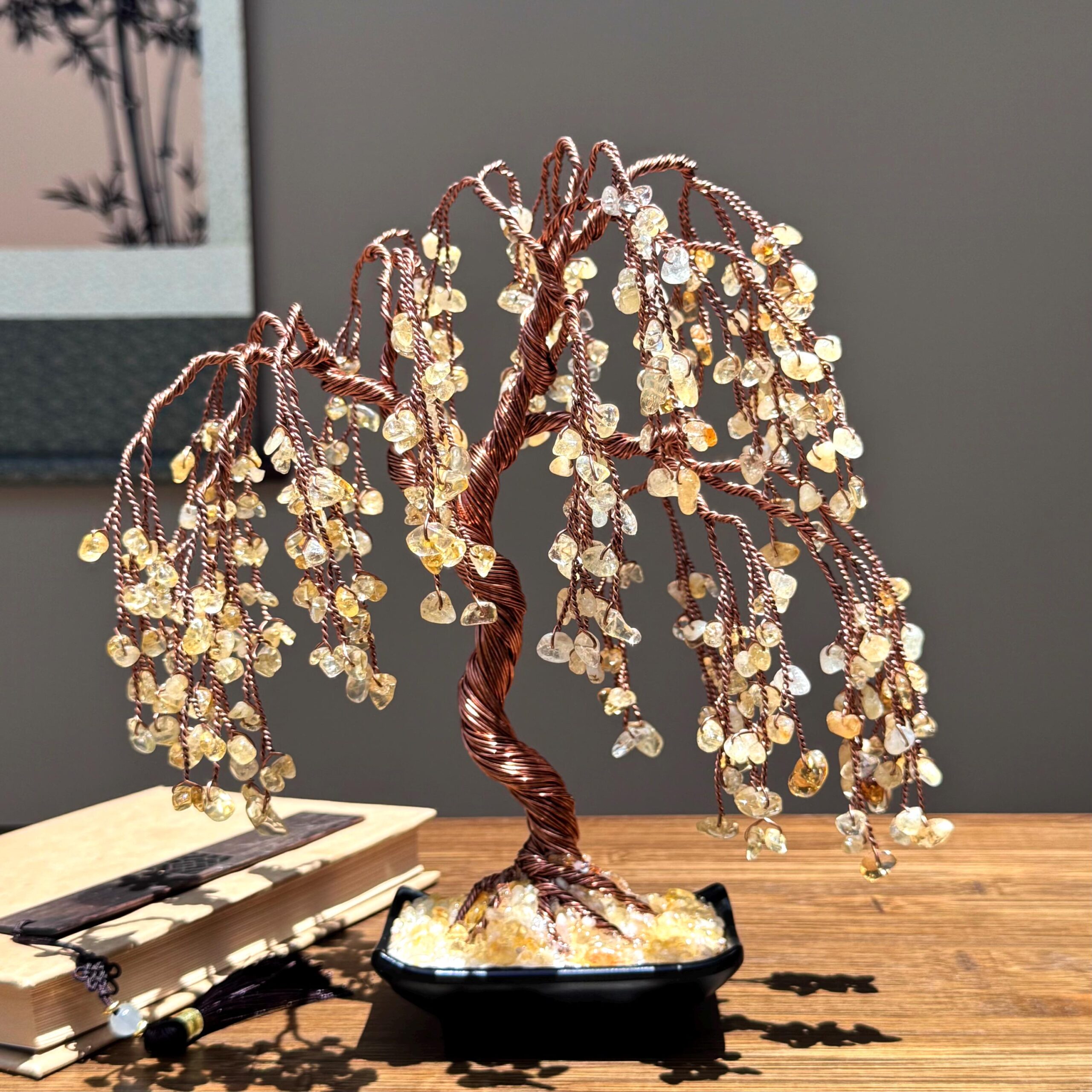 Natural Citrine Willow Tree - Image 1 Citrine crystal tree