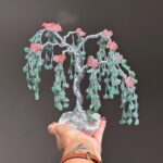 Handmade Clear Quartz In Bonsai Tree - Imagem 2